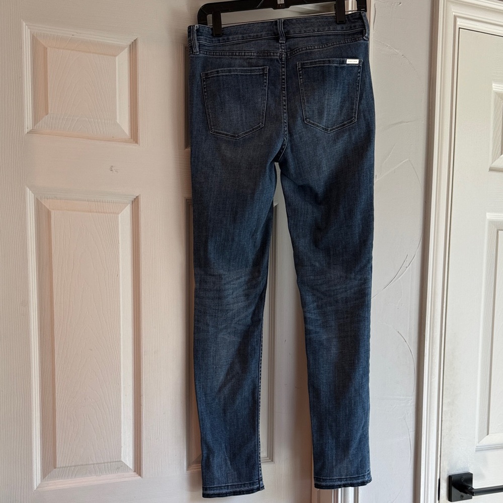 White House Black Market Dark Blue Skinny Jeans - Picture 3 of 7